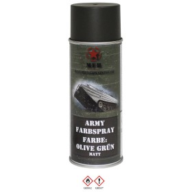 MFH Army Spray Paint 400ml - Olive Green Mat