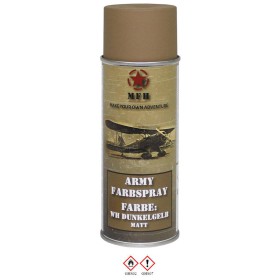 MFH Army Spray Paint 400ml - WH Dark Yellow Mat