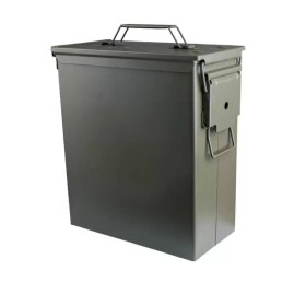 Mil-Tec US M9 Cal 50 Ammo Steel Box - Olive No Print