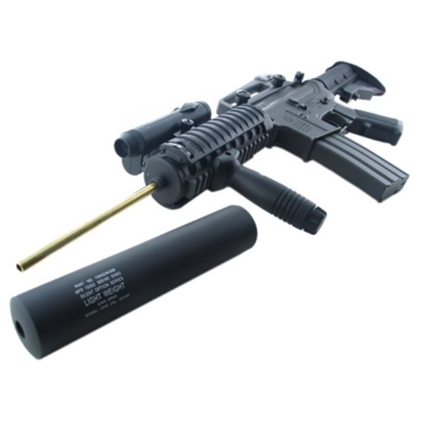 King Arms Silencer Adapter for M4 (+) (-)