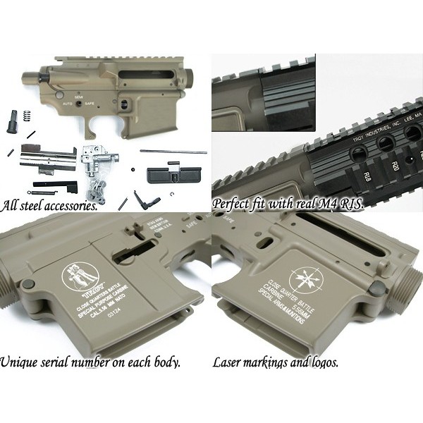King Arms M16 Metal Body - TROY - DE