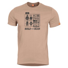 Pentagon Ageron T-Shirt (Build Your Gear) Khaki