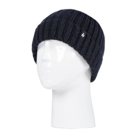 Heat Holders Childrens Ribbed Hat - Black