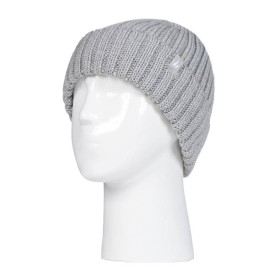 Heat Holders Childrens Ribbed Hat - Cloud Grey
