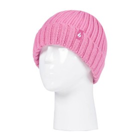 Heat Holders Childrens Ribbed Hat - Chateau Rose