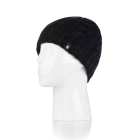 Heat Holders Ladies Cable Hat - Black