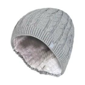 Heat Holders Ladies Cable Hat - Light Grey Twist