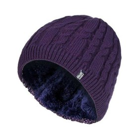 Heat Holders Ladies Cable Hat - Purple
