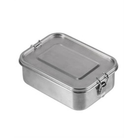 Mil-Tec Plus Lunchbox 1200ml 18cm Stainless Steel