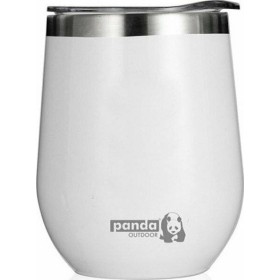 Panda Θερμος Κούπα 320ml Ανοξείδωτη - White