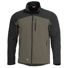 Pentagon Elite Light Softshell Jacket - Black / Ranger Green