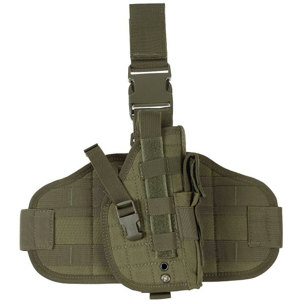 MFH Leg Platform w/ Pistol Holster - Olive