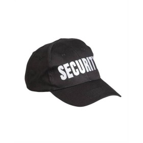 Mil-Tec Baseball Cap Embroidered Security - Black