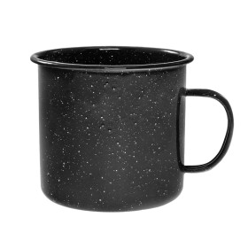 Mil-Tec Western Cup Enamelled 680ml - Black