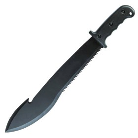 Mil-Tec Hunting Machete w/ Saw / Scabbard