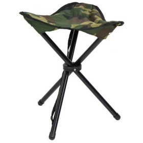 Mil-Tec Folding Stool 3 Leg - Woodland