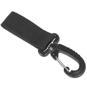 Mil-Tec Belt Keeper w/ Carabiner 50mm - Black
