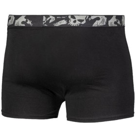 Mil-Tec Boxer Shorts (Skull) 2 pcs - Black
