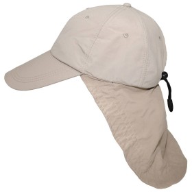 MFH Cap Sahara w/ Neck Guard - Khaki