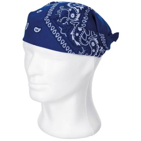 MFH Bandana 55x55cm Cotton - Royal Blue / White