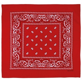 MFH Bandana 55x55cm Cotton - Red / White