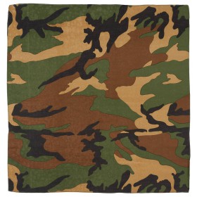 MFH Bandana 55x55cm Cotton - Woodland