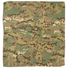 MFH Bandana 55x55cm Cotton - Multicam