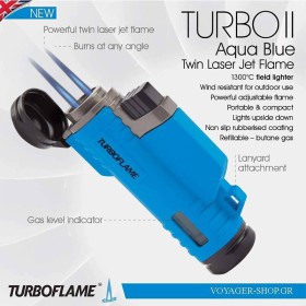 Turboflame Twin Flame - Aqua Blue