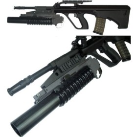 King Arms Side Railed AUG M203PI Mount