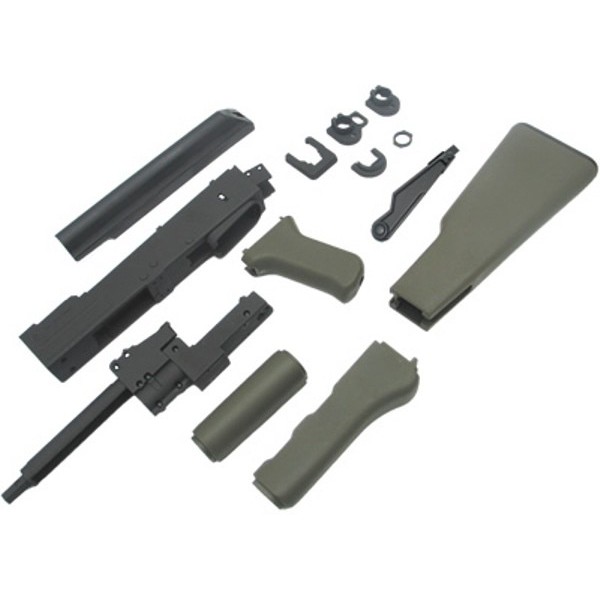 King Arms AK47 Metal Body Deluxe Set A - OD