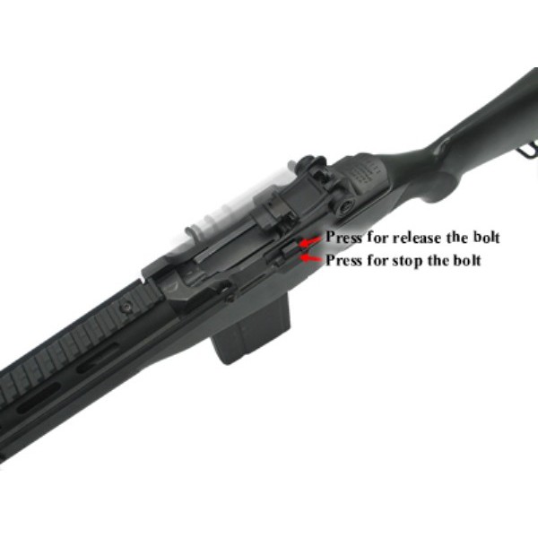 King Arms SEI M14 Extended Bolt Release