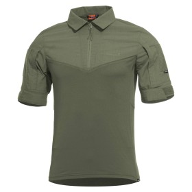 Pentagon Ranger Short Arm Combat Shirt - Camo Green