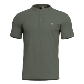 Pentagon Levantes Henley T-Shirt - Camo Green