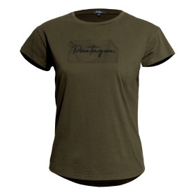 Pentagon Whisper Ladies Tee (Contour) Ranger Green