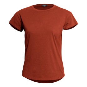Pentagon Whisper Ladies Tee (Blank) Maroon Red