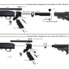 King Arms M500 Tactical Stock adaptor