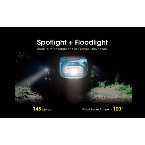 Nitecore Headlamp NU31 Grey - 550 Lumens