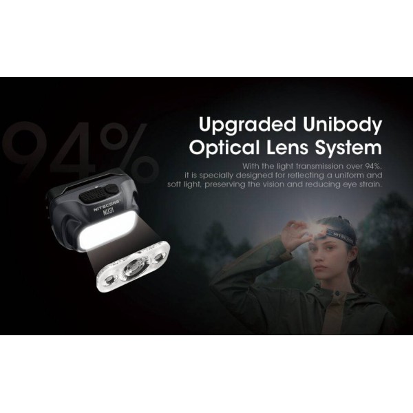 Nitecore Headlamp NU31 Grey - 550 Lumens