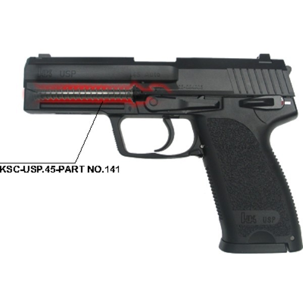 King Arms Recoil Spring Guide for USP.45