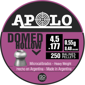 Apolo Domed Hollow 4,5mm (0,55g) 250pcs