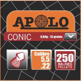 Apolo Conic 5,5mm (0,84g) 250pcs