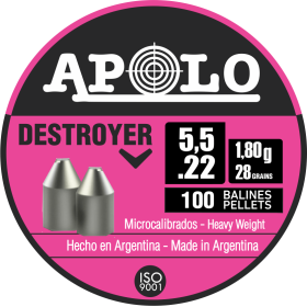 Apolo Destroyer 5,5mm (1,80g) 100pcs