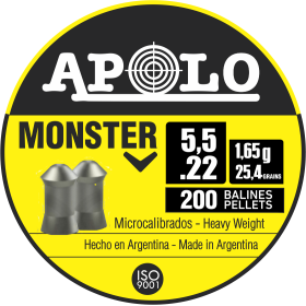 Apolo Monster 5,5mm (1,65g) 200pcs