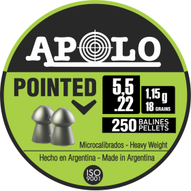 Apolo Pointed 5,5mm (1,15g) 250pcs