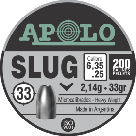 Apolo Slug 6,35mm (2,14g) 200pcs