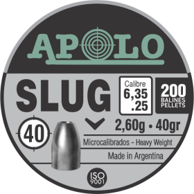 Apolo Slug 6,35mm (2,60g) 200pcs