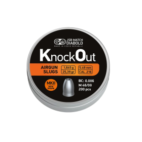 JSB Knock Out Slugs MKII 5,49mm (1,645g) 200pcs