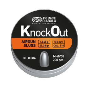 JSB Knock Out Slugs .216 5,5mm (1,645g) 200pcs