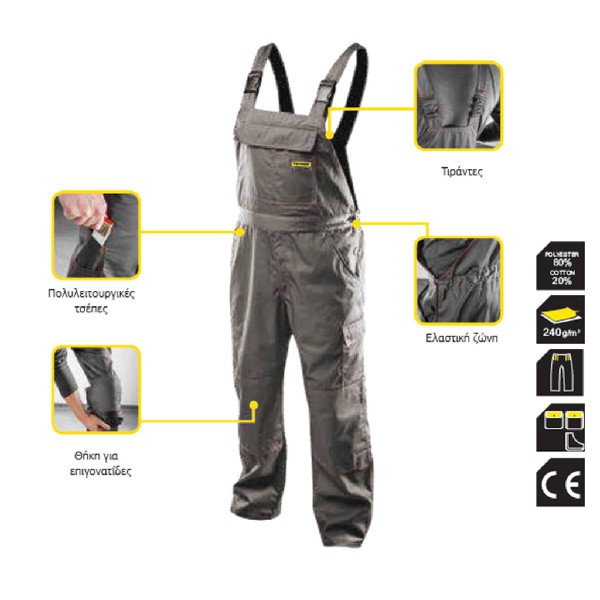 Topmaster Work Bib Pants