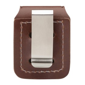 Zippo Leather Lighter Pouch Clip - Brown